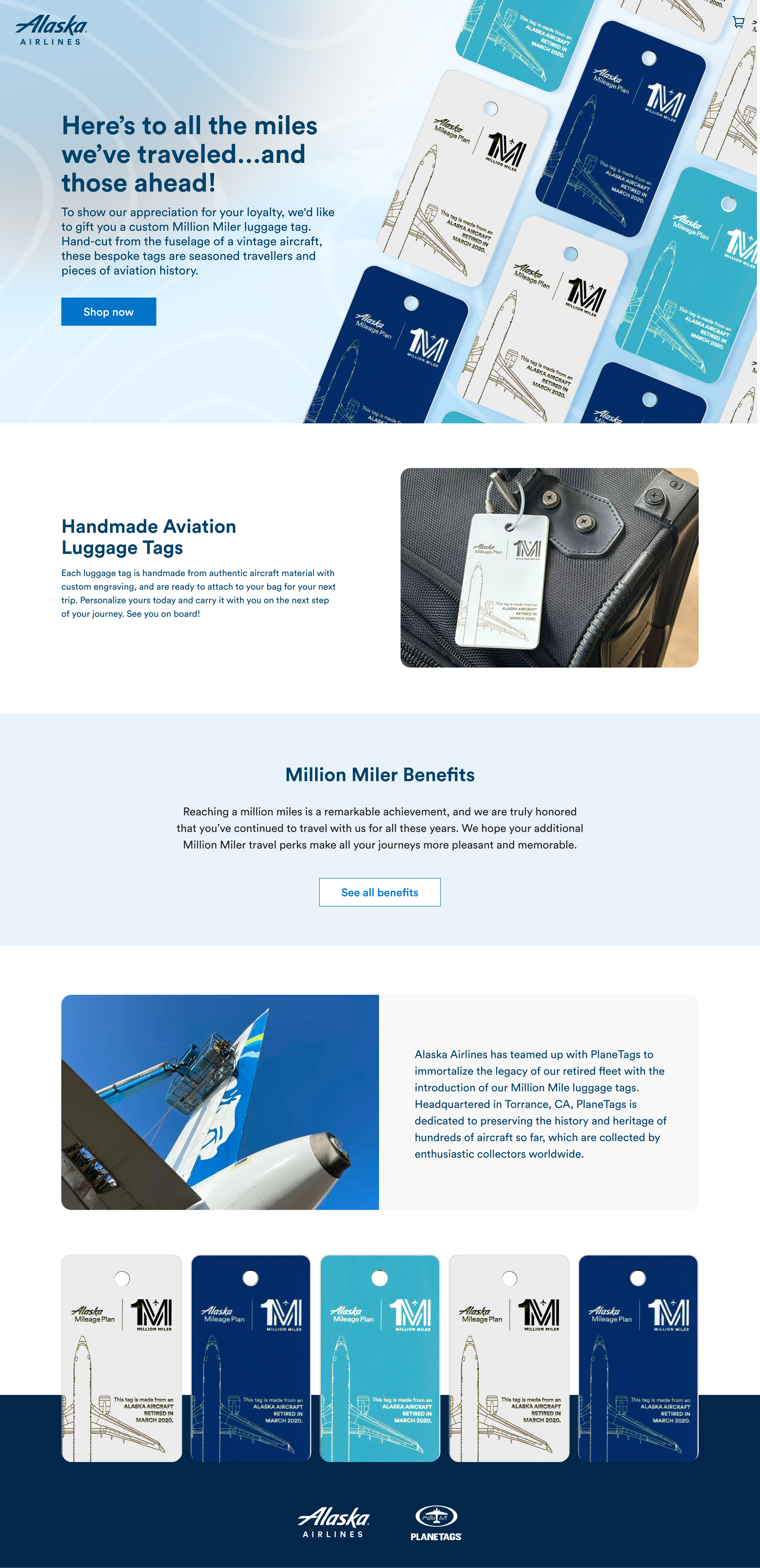 Alaska Airlines I Bread Loaf Agency - Shopify Porject